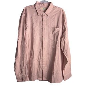 Faherty‎ Mens XXL Sunwashed Chambray Long Sleeve Shirt Mauve NWT